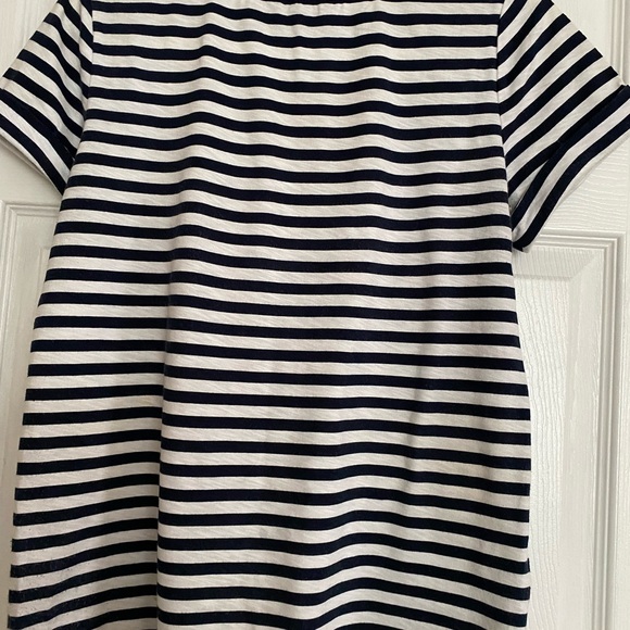 Tommy Bahama Orchid Black and White Stripes Top - Picture 5 of 5